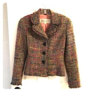 Trina Turk Pink Tweed Blazer